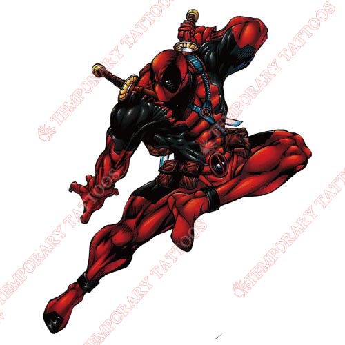 Deadpool Customize Temporary Tattoos Stickers NO.399